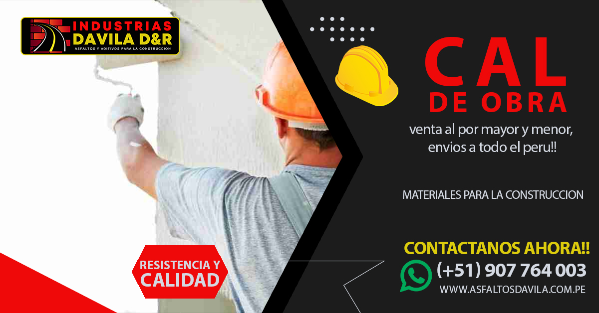 venta de cal obra en lima peru