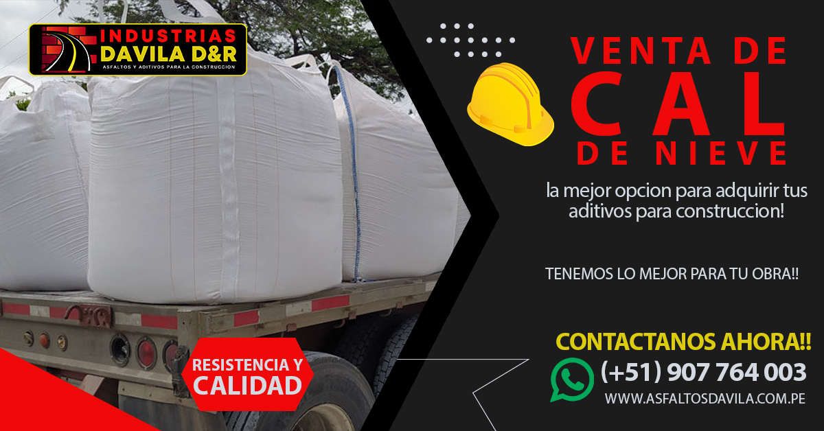 venta de cal nieve en lima peru
