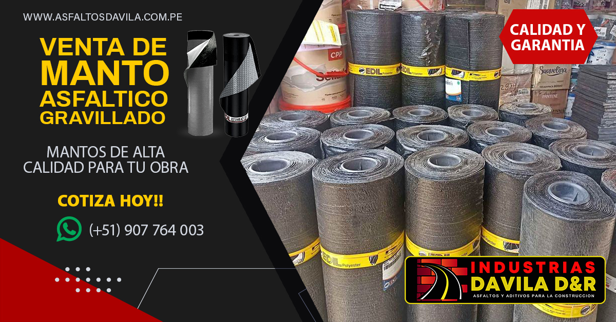 manto asfaltico gravillado en lima