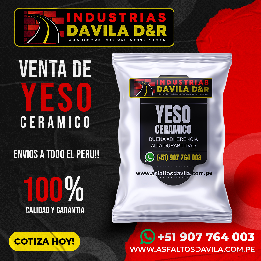 venta de yeso ceramico
