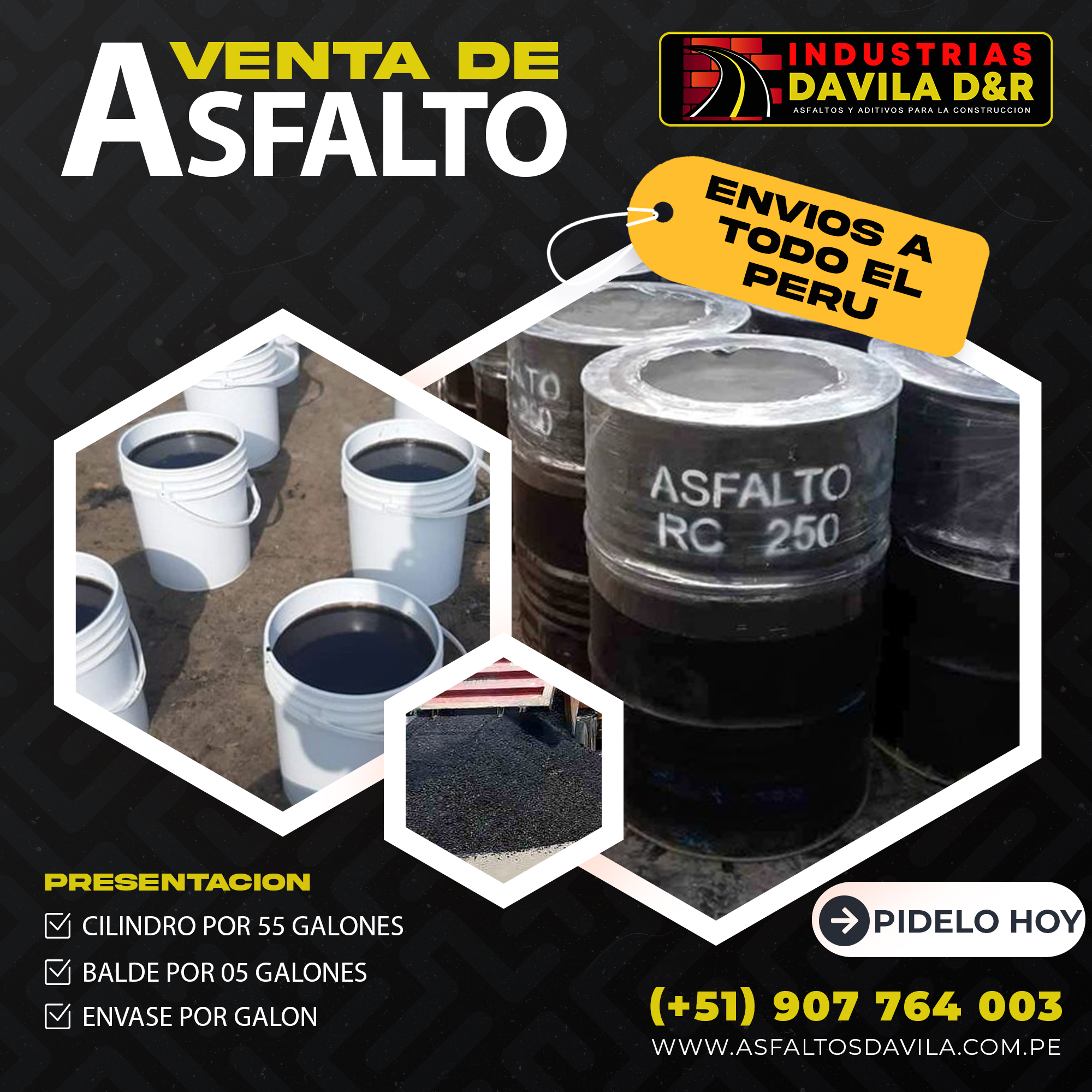venta de brea liquida